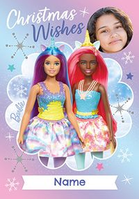 Christmas Wishes Barbie Christmas Card
