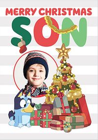 Tap to view Son Photo Bluey Christmas Card