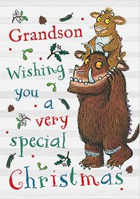 Grandson Special Christmas Gruffalo Card