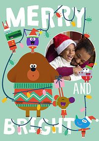 Hey Duggee - Merry and Bright Christmas Photo Card