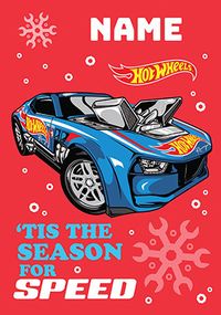 Tap to view Season for Speed Hot Wheels Christmas Card