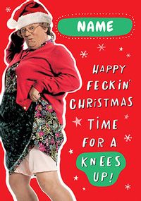 Knees up Mrs Brown's Boys Christmas Card