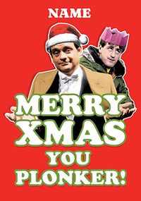 Tap to view You Plonker! Only Fools and Horses Christmas Card
