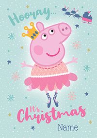 Hooray it's Christmas, Peppa Pig Christmas Card
