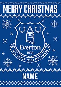 Tap to view Everton Crest Personalised Christmas Card
