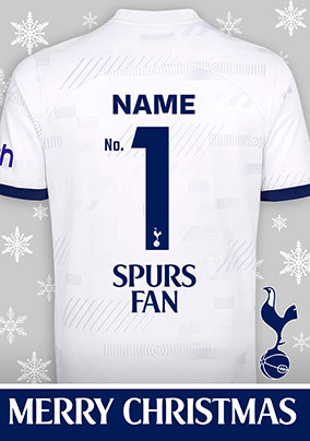 No.1 Spurs Fan Christmas Card