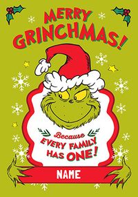 Tap to view Every Family has a Grinch Christmas Card