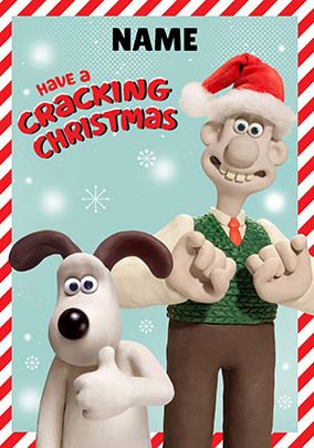 Cracking Wallace and Gromit Christmas Card