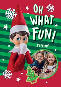 Tap to view Elf On The Shelf Photo Birthday Card
