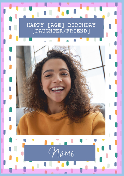 Happy 16th Birthday Daughter Photo Card