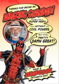 Tap to view Deadpool Grandad Father's Day Photo Card
