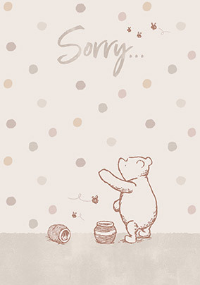 Winnie The Pooh Sorry Card