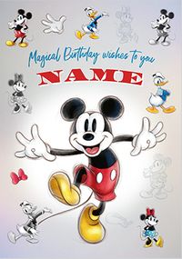 Tap to view Mickey Mouse Magical Birthday Wishes Card