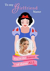 Tap to view Disney My Girlfriend Snow White Birthday Photo Card