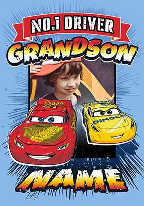 Cars Grandson No. 1 Driver Photo Card