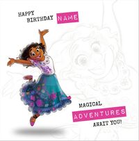 Mirabel Heritage Sketch Personalised Birthday Card
