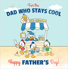 Donald Duck - Cool Dad Happy Father's Day Card