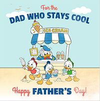 Tap to view Donald Duck - Cool Dad Happy Father's Day Card