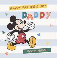 Tap to view Mickey Mouse - Happy Father's Day Daddy Card