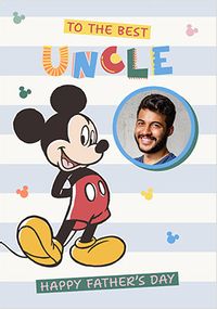 Tap to view Mickey Mouse - Best Uncle Happy Father's Day Photo Card