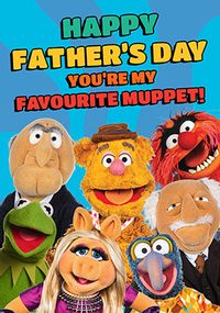 Tap to view The Muppets - My Favourite Muppet Happy Father's Day Card