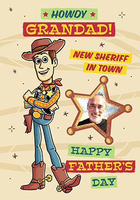 Toy Story - Howdy Grandad Happy Father's Day Photo Card