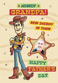 Tap to view Toy Story - Howdy Grandpa Happy Father's Day Photo Card