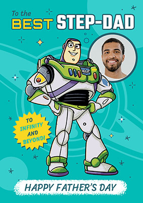 Toy Story - Best Step-Dad Happy Father's Day Photo Card
