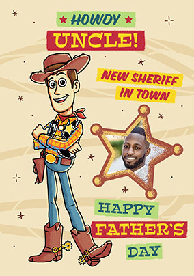 Toy Story - Howdy Uncle Happy Father's Day Photo Card