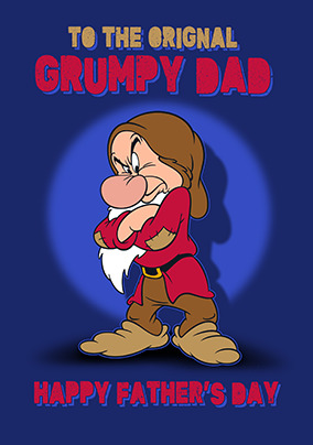 Grumpy Dad Father's Day Card