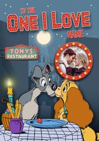 Tap to view Lady And The Tramp One I Love Valentine's Day Photo Card