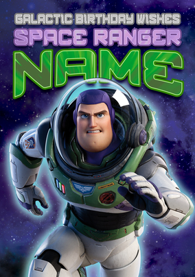 Lightyear - Buzz Space Ranger Birthday Card
