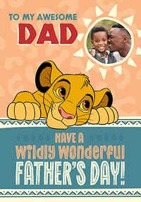 Tap to view The Lion King - Wildly Wonderful Father's Day Photo Card