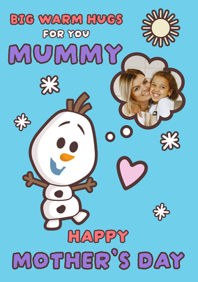 Olaf Warm Hugs Valentines Card