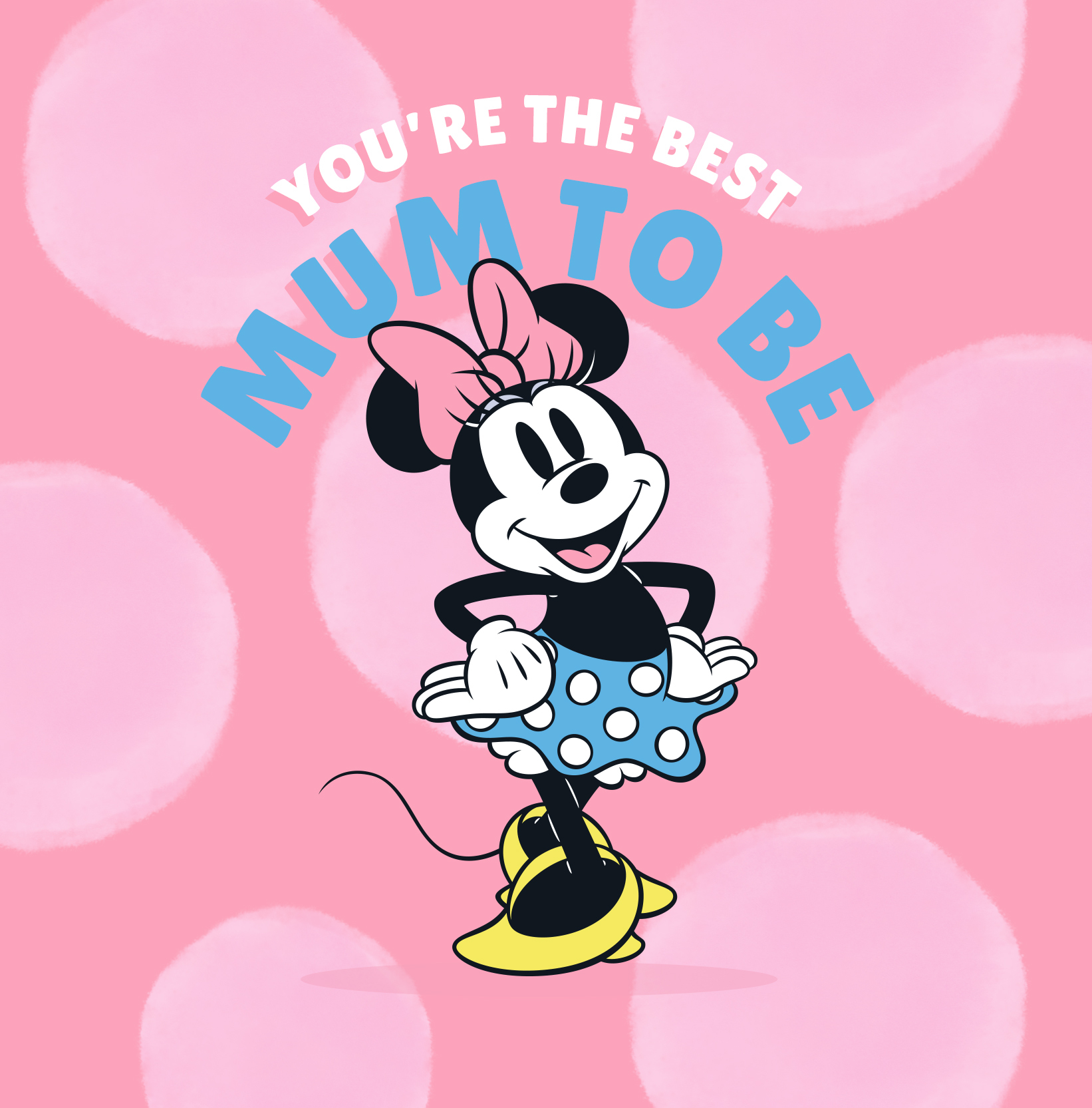 Disney Minnie Mouse Best Mum to Be Mothers Day Card