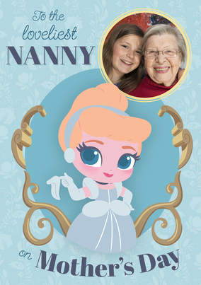 Disney Cinderella Fairy Tale Princess Photo Mothers Day Card