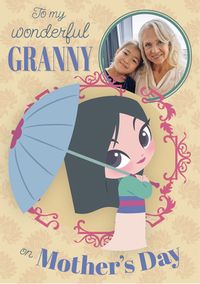Tap to view Disney Mulan Fairy Tale Photo Princess Mothers Day Card