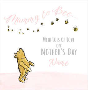 Winnie The Pooh Classic Mummy To Bee Mothers Day Card