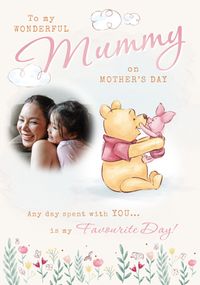 Tap to view Disney Winnie The Pooh and Piglet Favourite Day Mothers day card