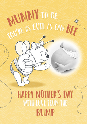 Winnie The Pooh Mummy To Bee Mothers Day Card