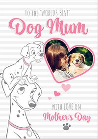 Tap to view 101 Dalmatians Best Dog Mum Mother's Day Photo Card