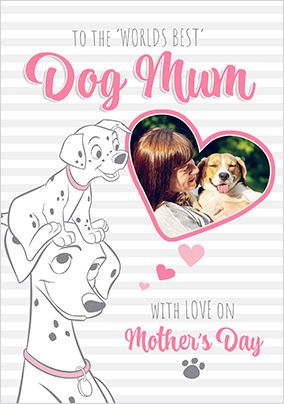 Photo of 101 Dalmatians Best Dog Mum Mother's Day Photo Card