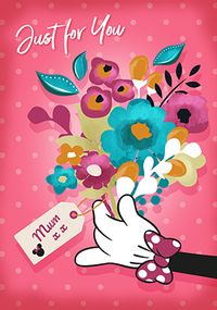Tap to view Minnie Mouse Just For You Mum Mother's Day Card