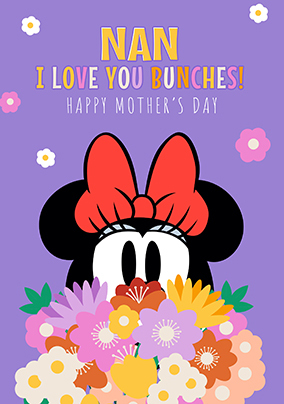 Minnie Mouse Nan Mother's Day Card