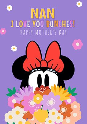 Photo of Minnie Mouse Nan Mother's Day Card