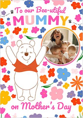 Photo of Winnie The Pooh Bee-Utiful Mummy Mother's Day Photo Card