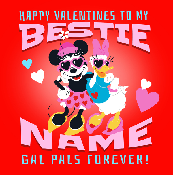 Disney Bestie Valentines Card