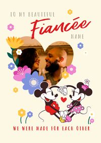 Tap to view Mickey & Minnie My Fiancee Valentine's Day Photo Card