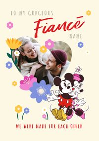 Tap to view Mickey & Minnie My Fiance Valentine's Day Photo Card