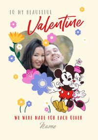 Tap to view Mickey & Minnie My Beautiful Valentine's Day Card